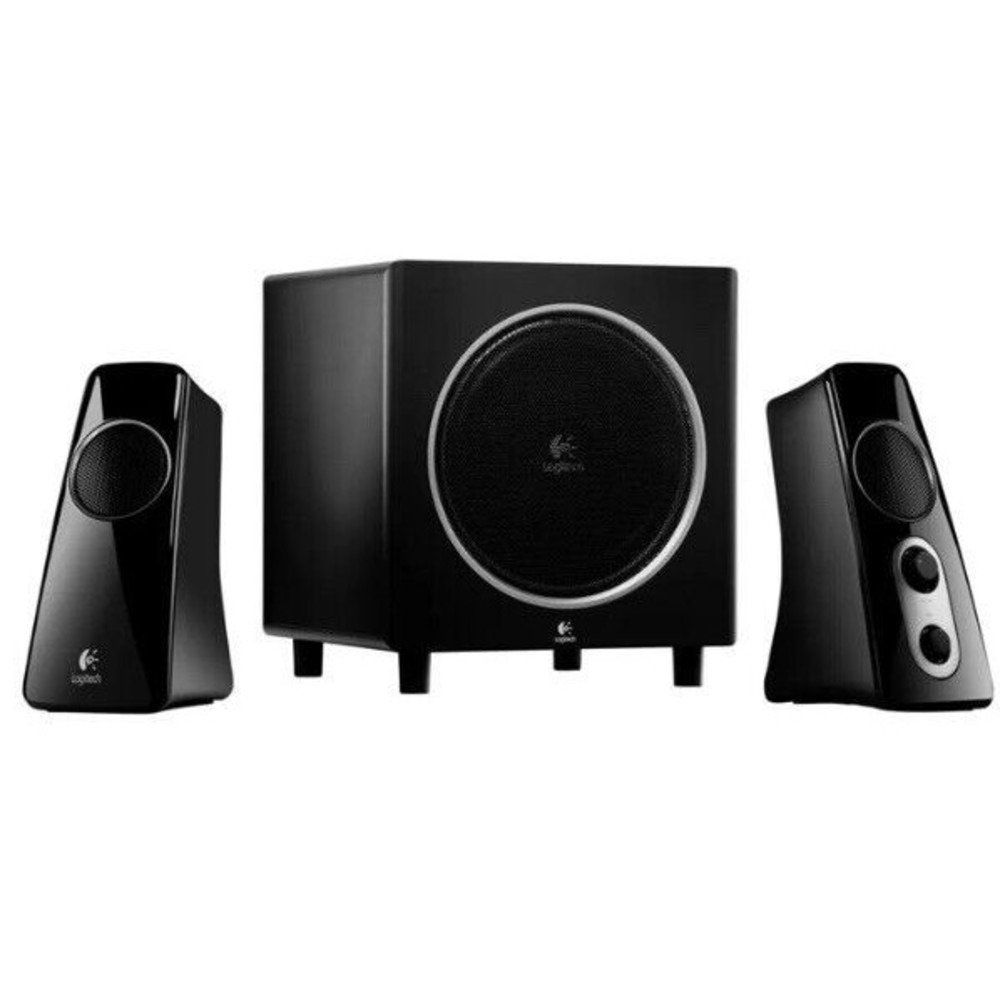 Logitech Z523 40W Speaker System ~ Subwoofer +2 Speakers ~ Complete ~ w/ Box